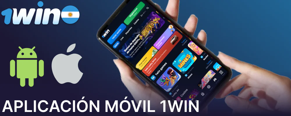 Aplicación móvil de 1win disponible para jugadores argentinos